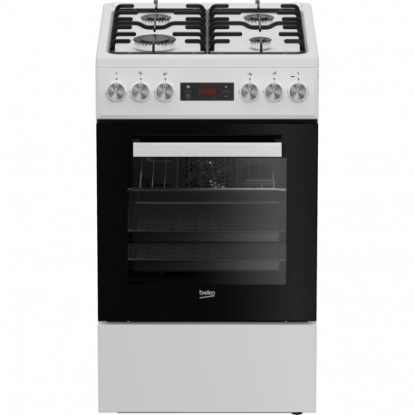 Beko FSE52323DWD cooker Freestanding cooker Electric Gas White