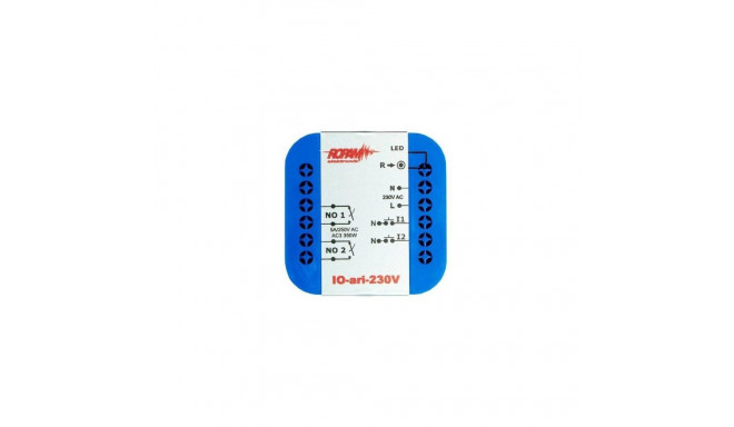 juhtmevaba kontroller 230V, auricle, 2xNO, 2xIN (N)