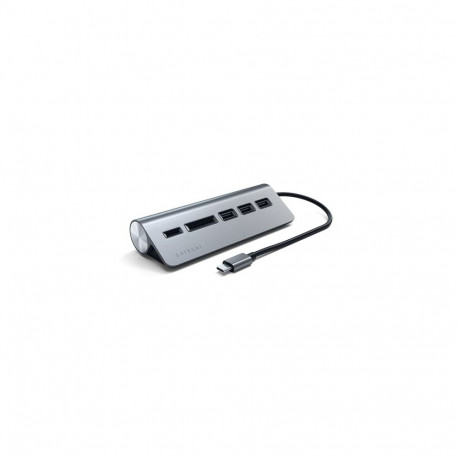 Satechi sülearvuti dokk/portreplikaator ST-TCHCRM USB 3.2 Gen 1 (3.1 Gen 1) Type-C, hall