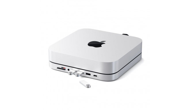 Belkin ST-ABHFS sülearvuti dokk/portide replikator USB 2.0 Type-C must, hõbedane