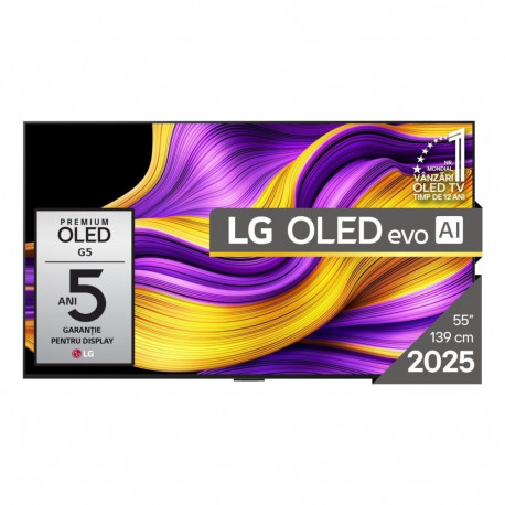 LG OLED evo AI OLED55G51LW teler 139.7 cm (55") 4K Ultra HD nutiteler Wi-Fi must