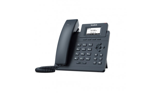 Yealink SIP-T30P must IP-telefon LCD-ekraaniga