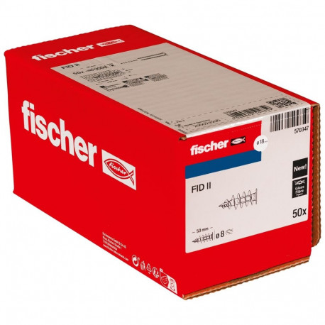 Fischer 570347 screw anchor / wall plug 50 pc(s) 50 mm