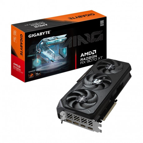 GIGABYTE Radeon RX 9070 XT GAMING 16G graafikakaart, 16GB GDDR6, 256bit, PCI-E 5.0, 2970 MHz tuumasa