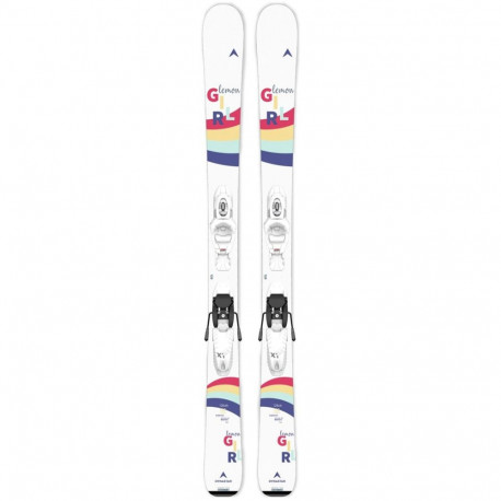 DYNASTAR Lemon Girl skis + LOOK Kid4 bindings - 12