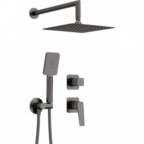 Concealed shower set