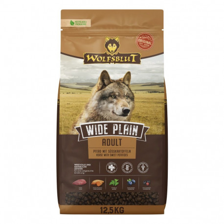 WOLFSBLUT Wide Plain Horse - dry dog food - 12,5kg