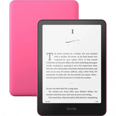 Kindle Paperwhite Ebook Reader (12th Generation) 2024 7 glare-free 16GB Wi-Fi (with ads) Raspberry