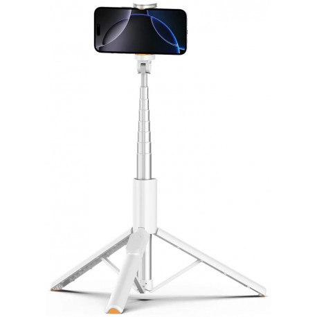 Tech-Protect selfie stick tripod L09S, white