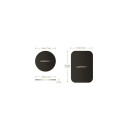 Ugreen metal plates for magnetic phone holders, 2 pcs. LP123 (black)