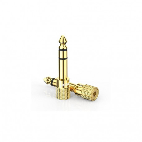 Ugreen 20503 cable gender changer 6.35mm 3.5mm Gold