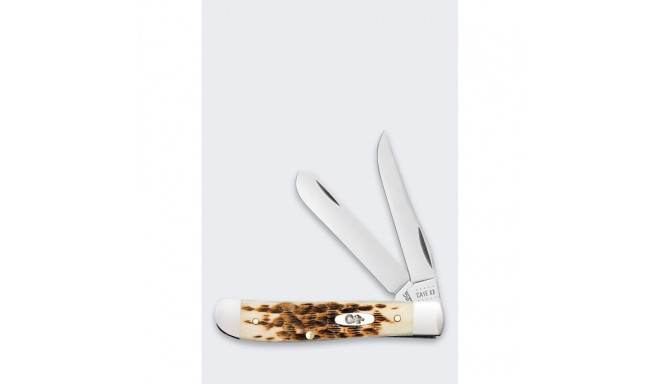 Case Mini Trapper SS Amber Bone Knife