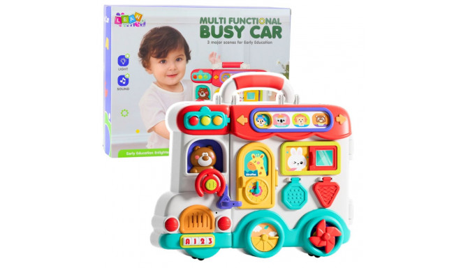 interaktiivne hariduslik auto värviline tulede ja helidega