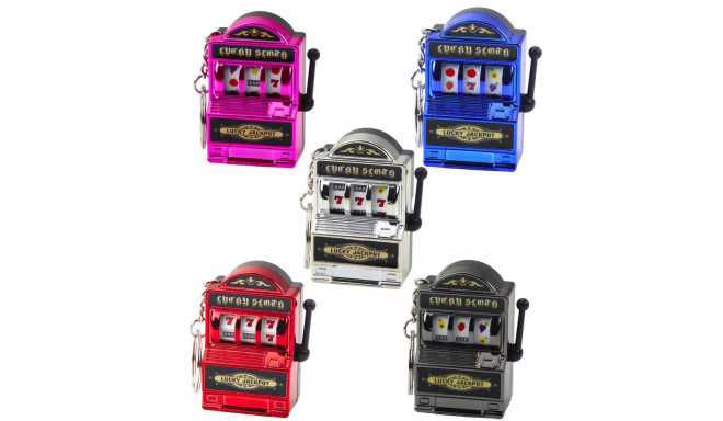 Brelok mini kasiino mänguautomaat liigutatav kang segavärv