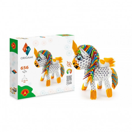 Origami 3d ükssarvik