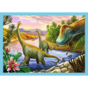 Puzzle - 4w1 - erakordsed dinosaurused - Trefl 34609