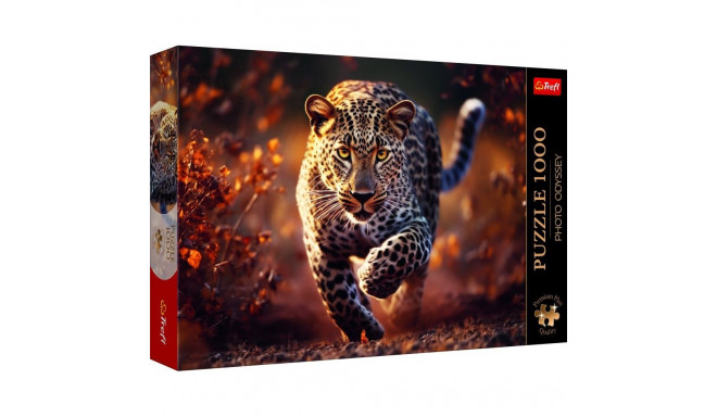 Puzzle - 1000 Premium Plus - Photo Odyssey: dziki leopard - Trefl 10818