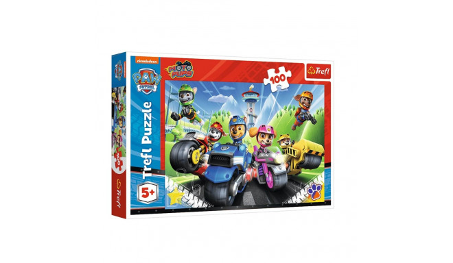 Puzzle - 100 - Paw Patrol mootorratastel - Trefl 16430