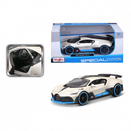 Model komposiit Bugatti Divo 1/24 valge