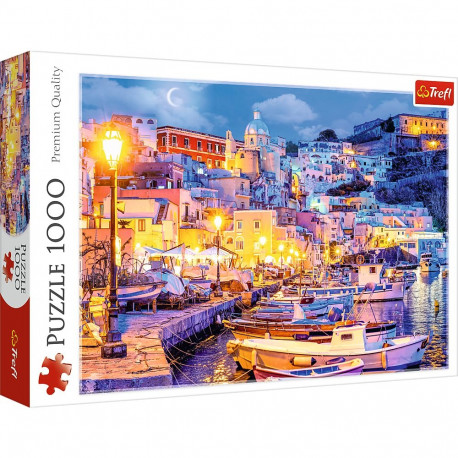 Puzzle - 1000 - Procida saar öösel - Itaalia - Trefl 10794