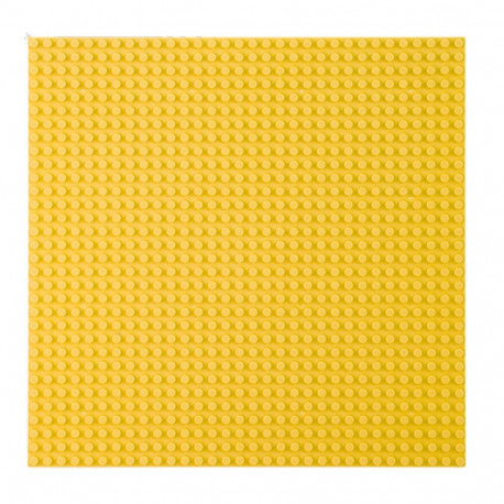 Ehitusklotside alusplaat, kollane 40x40cm