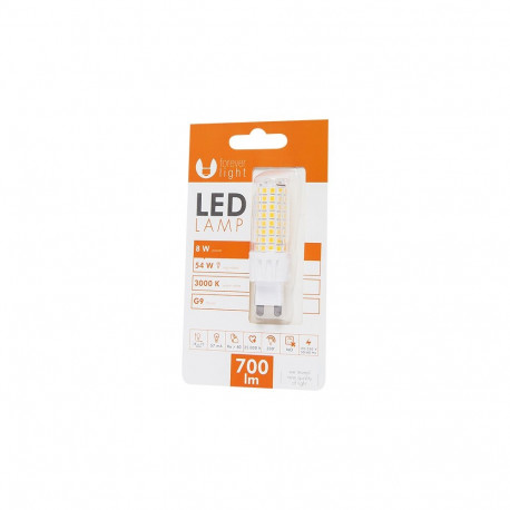 87-208# Żarówka led g9 5w 230v b.ciepła