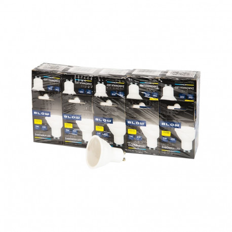 87-437# Żarówka led gu10 5w 230v neutralna 10szt