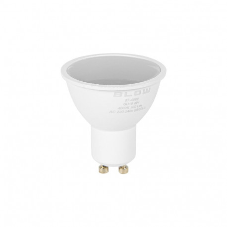 87-408# Żarówka led gu10 8w 230v b.neutralna