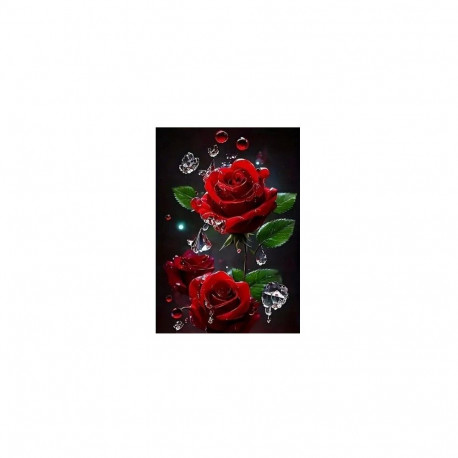 diamentmosaiik roosililled