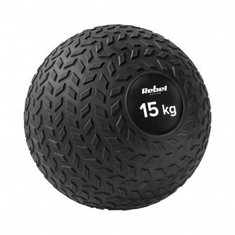 väike meditsiinipall taastusravi slam ball 23cm 15kg, REBEL ACTIVE