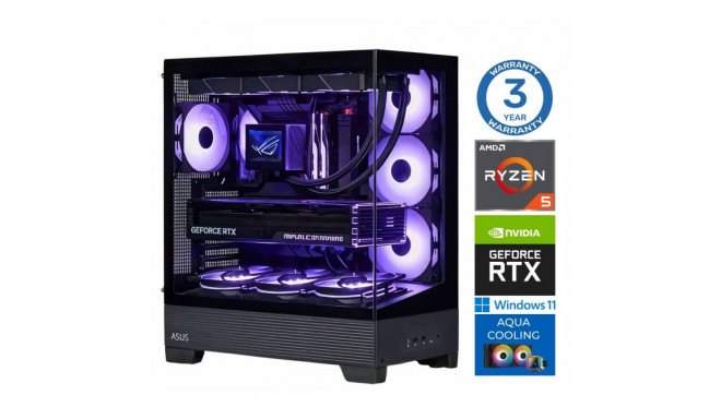 INTOP AQUA Ryzen 5 7600X 32GB DDR5 1TB SSD M.2 NVME+2TB RTX5050 8GB WIN11Pro