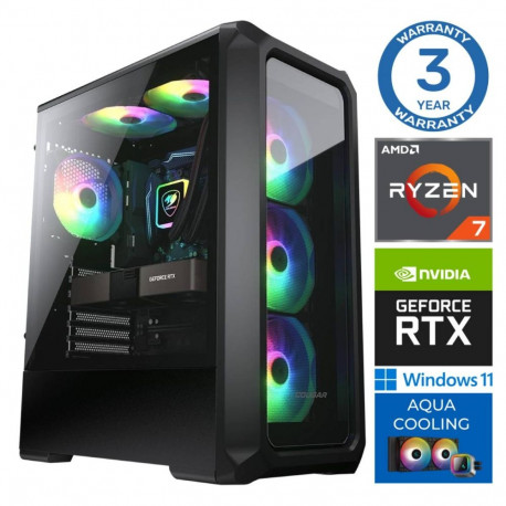 INTOP AQUA Ryzen 7 7700X 32GB DDR5 1TB SSD M.2 NVME+2TB RTX5050 8GB WIN11