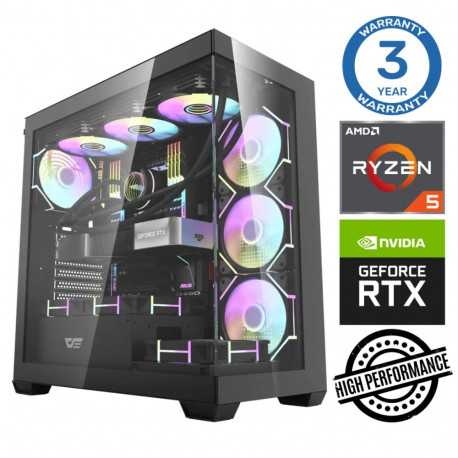 INTOP Ryzen 5 7500F 16GB DDR5 1TB SSD M.2 NVME RTX5050 8GB no-OS