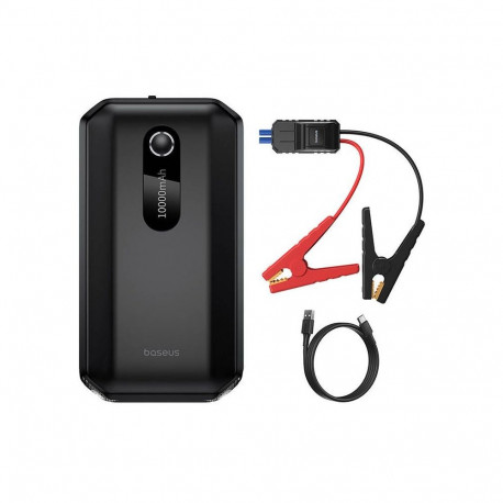 Powerbank / car jump starter 500A/1000A 10000 mAh 37 Wh, USB + USB-C 5V 2.4A Super Energy BASEUS