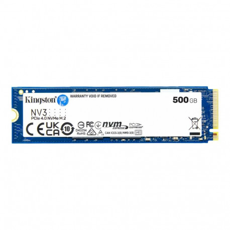 Kingston tahkisketas NV3 500GB M.2 PCIe 4.0 x4 (NVMe) 740617344806