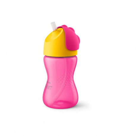 Philips AVENT joogikruus SCF798/02 300ml 12M+ elastse kõrrega, roosa