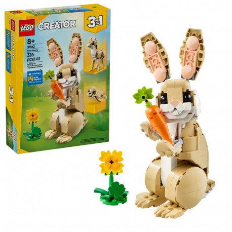 Construction Set - LEGO CREATOR 3 IN 1 31162 Cute Bunny 326 Pieces 190 mm