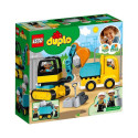 Building Blocks - LEGO DUPLO 10931 Truck and Crawler Excavator