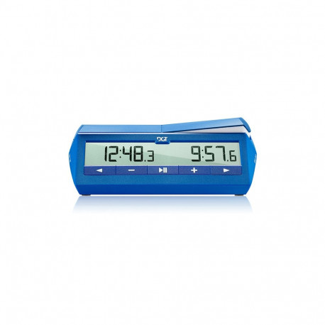 Game Timer - DGT 1500 Chess Clock with Tenths of Seconds Display Blue