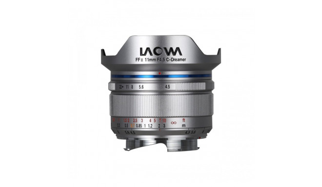 Camera Lens - Laowa 11mm f/4.5 FF RL 126° Angle of View Silver