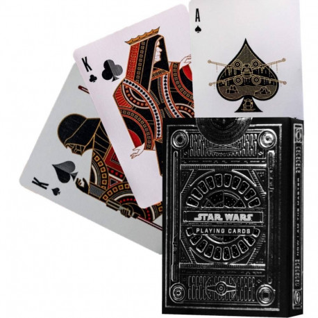 Playing Cards - Star Wars Silver Dark Theory11 52 Cards 2 Jokers 63.5x88.9mm