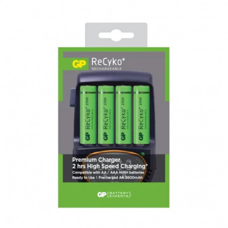 GP Charger PB50 (with 4 x AAA + machine adapter) Battery charger