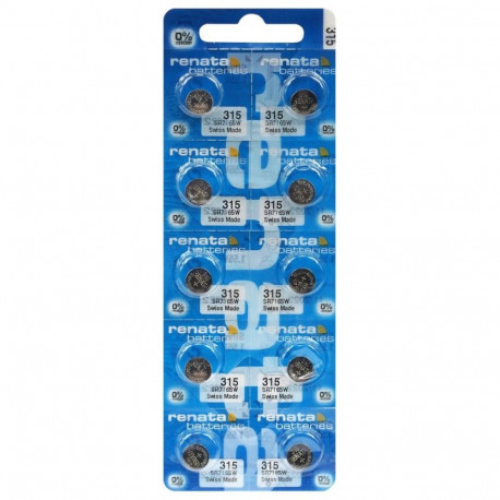 Renata 315 (SR716SW) batteries 10 pcs.