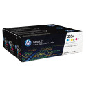 HP tooner CF370AM 305A Tri-pack 3x2600lk HP LaserJet Pro 300/400, kollane/tsüaan/magenta