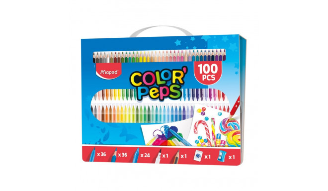 Joonistuskomplekt Maped ColorPeps 100tk