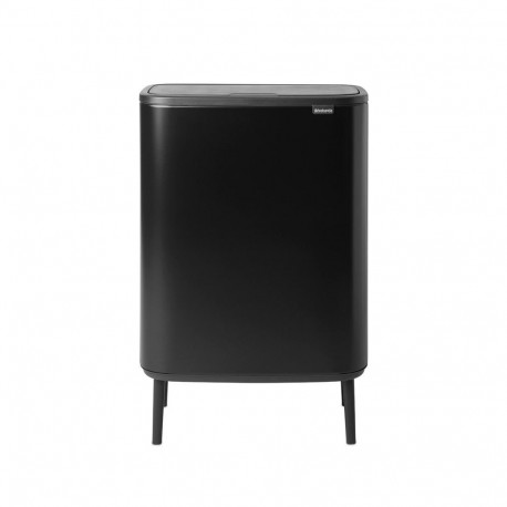 Prügikast 60L BO Touch BIN HI puutele avanev, jalgadel 13 02 29 / Matt Black, matt must