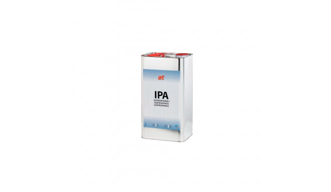 Isopropüülalkohol IPA 5L AT-IPA, eemaldab rasvad, õli, mustuse, tolmu ja vaigu, teraskanister