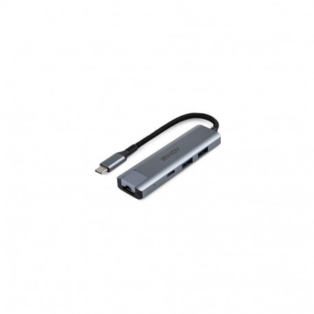 Lindy USB 3.2 Gen 2 Type C Hub & Gigabit Ethernet