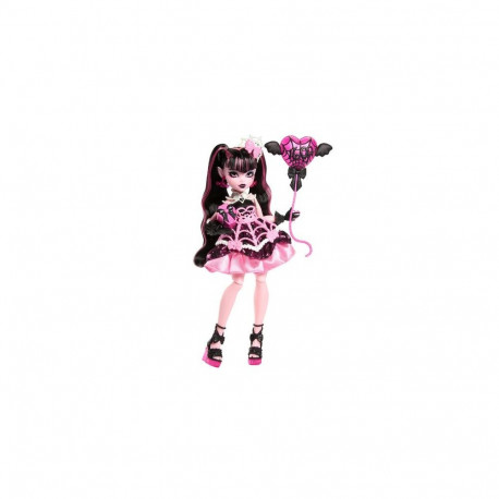 Monster High Scary Sweet Birthday Draculaura Doll in Party Dress with Balloon & Gift
