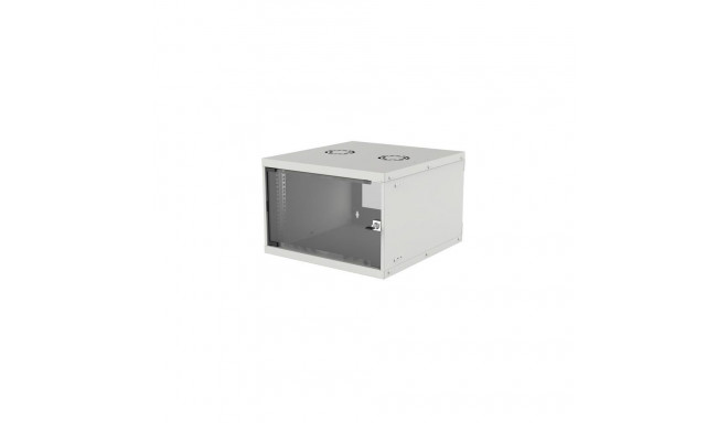 Intellinet 19" Network Cabinet - Wall Mount (Basic), 6U, 400mm Deep, Grey, Flatpack, Max 50kg, 